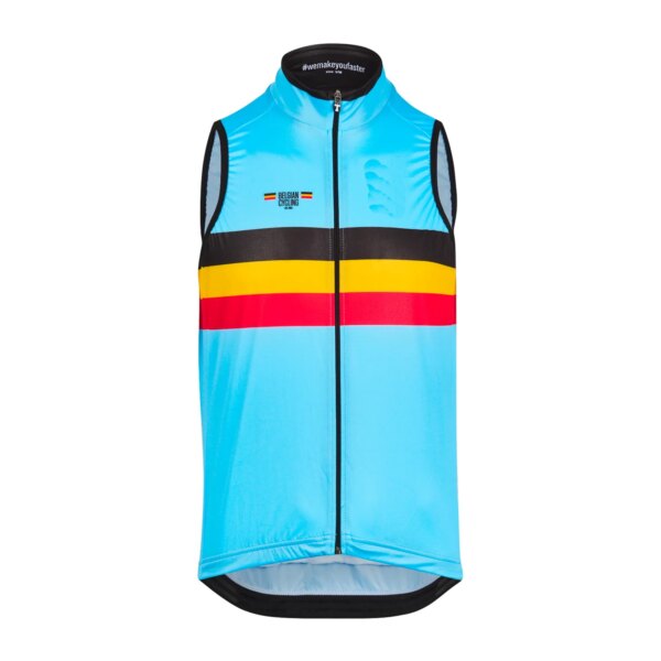 A prueba de viento 2023 Equipo Nacional de Bélgica Chaleco de Ciclismo sin mangas Gilet Mtb ropa bicicleta Maillot Ciclismo