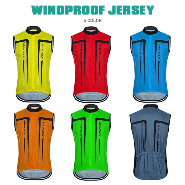 Chaquetas de ciclismo a prueba de viento, abrigos de bicicleta Unisex, ropa de ciclismo, Maillot de bicicleta, chaleco deportivo sin mangas, Jersey de ciclismo ultrafino