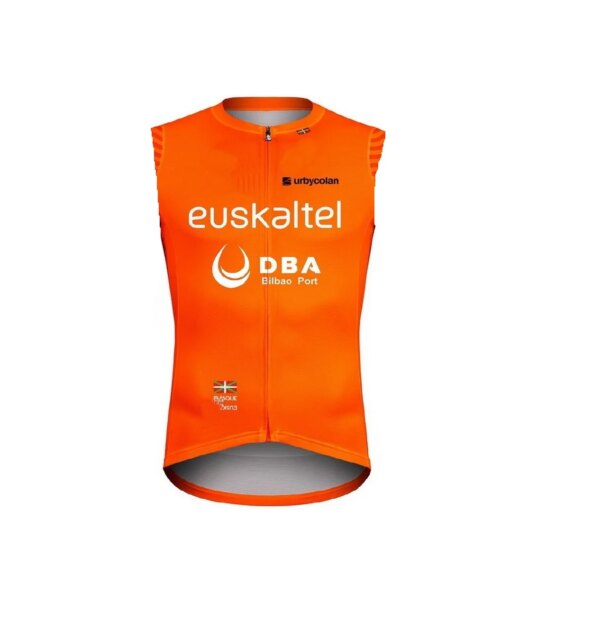 Chaqueta de Ciclismo sin mangas EUSKALTEL DBA TEAM, chaleco a prueba de viento, ropa de ciclismo de montaña, Maillot de Ciclismo