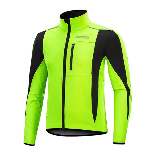 Chaqueta de ciclismo de invierno para hombre, Jersey de bicicleta a prueba de viento, ropa de bicicleta de montaña MTB, abrigo de Jersey a prueba de viento