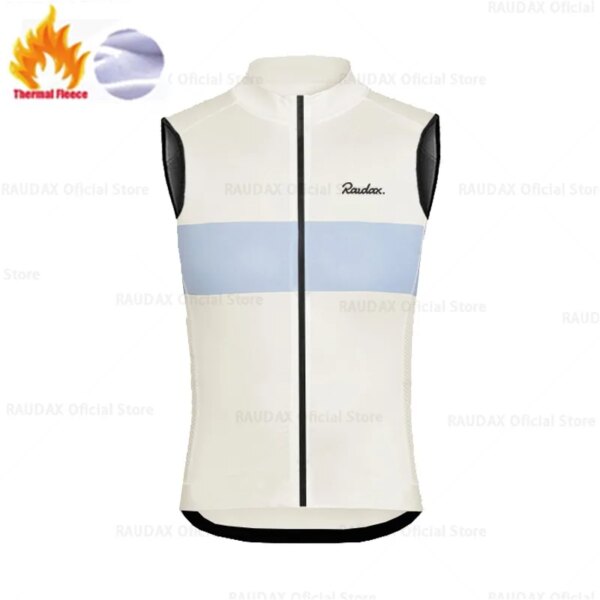 Chaleco térmico de lana para ciclismo para hombre, camisetas sin mangas para ciclismo, camiseta cálida para ciclismo de montaña y carretera, novedad de 2022