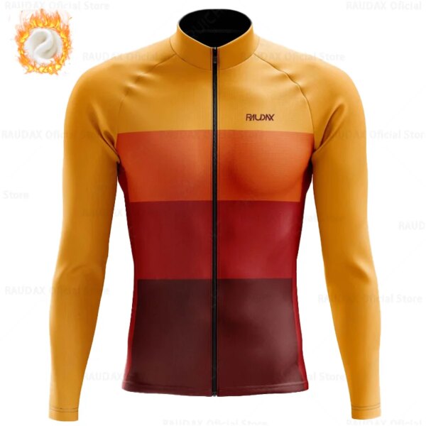 Conjunto de Jersey de lana cálido para invierno, camiseta de Ciclismo de montaña Rapha, Ropa de Ciclismo resistente al frío, 2023