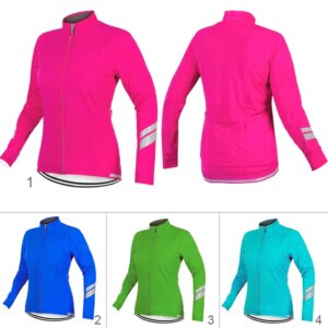 Ropa de ciclismo de manga larga para mujer, ropa para bicicleta, suéter de carretera, camiseta para bicicleta, camiseta para descenso, abrigo deportivo básico, chaqueta para senderismo, paseo