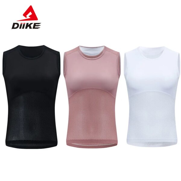 Ropa interior de ciclismo para mujer, capas base, MTB, bicicleta de carretera, chaleco de ciclismo, Jersey de ciclismo, chaleco, ropa interior sin mangas