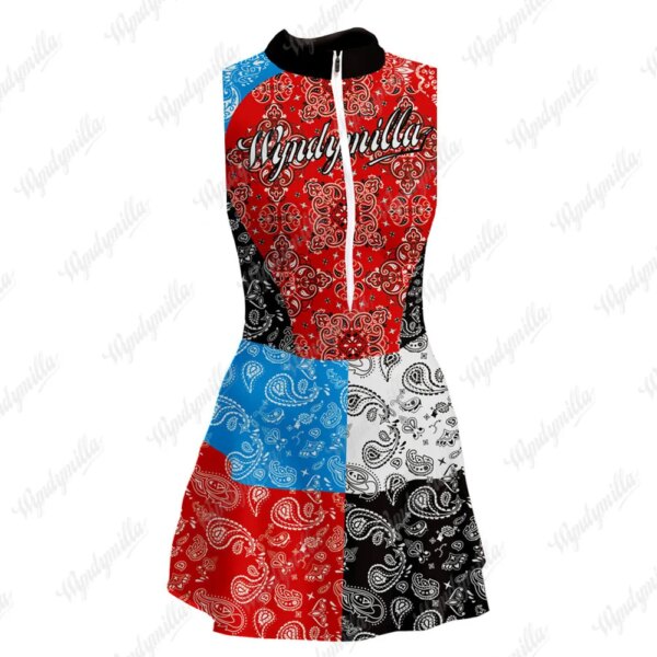 Wyndymilla verano Ciclismo falda Ciclismo Fitness correr al aire libre Ciclismo vestido sin mangas MTB equipo porristas falda Vestidinho