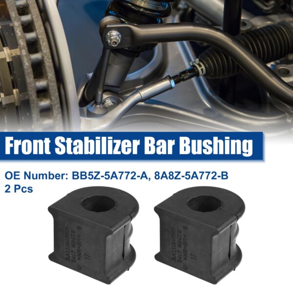 X Autohaux 2 bujes de eje estabilizador de barra estabilizadora de suspensión trasera para Ford Explorer 2011-19