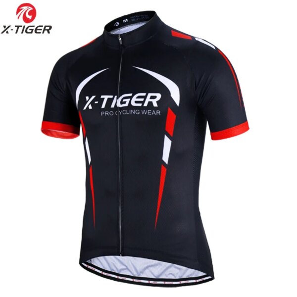 X-TIGER 100% poliéster ciclismo Jersey verano ropa de bicicleta de montaña Maillot ropa de bicicleta de carreras ropa de ciclismo