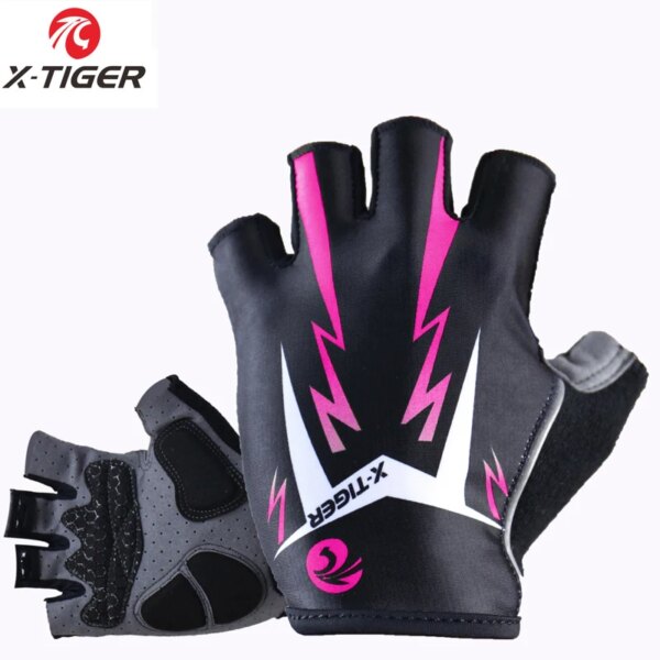 X-tiger Pro-guantes de ciclismo a prueba de golpes para mujer, guantes deportivos para Fitness, guantes para bicicleta de montaña y carretera