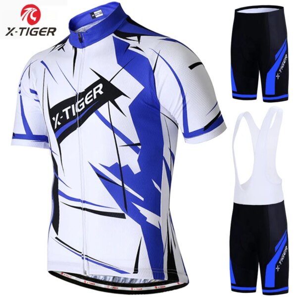 Conjunto de Jersey de Ciclismo profesional x-tiger de verano, Ropa de bicicleta de carreras, Maillot para hombre, Ropa de Ciclismo MTB, Ropa Deportiva, conjunto de Ciclismo