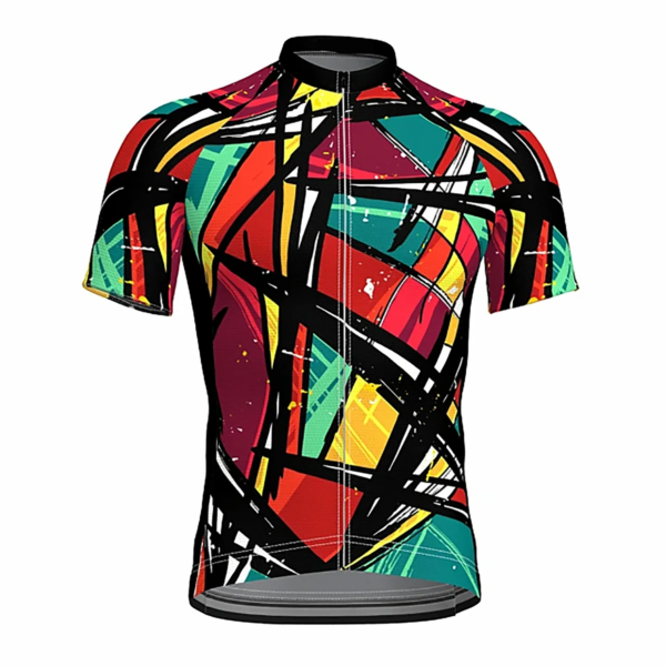 XIMATT-Camiseta de ciclismo de poliéster para hombre, ropa deportiva de manga corta de secado rápido, Anti-UV, absorbe la humedad, nuevo estilo, verano