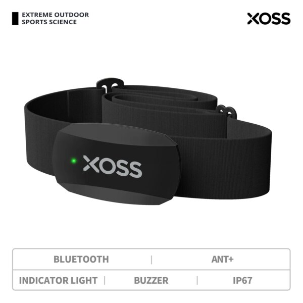 XOSS X2 correa para el pecho Monitor de ritmo cardíaco para ciclismo, correr, senderismo, Bluetooth ANT+ inalámbrico salud Fitness Sensor de bicicleta inteligente