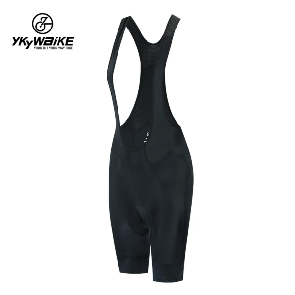 YKYWBIKE-pantalones cortos con pechera para ciclismo para mujer, pantalones cortos con tirantes, medias acolchadas, pantalones cortos transpirables de secado rápido, tirantes