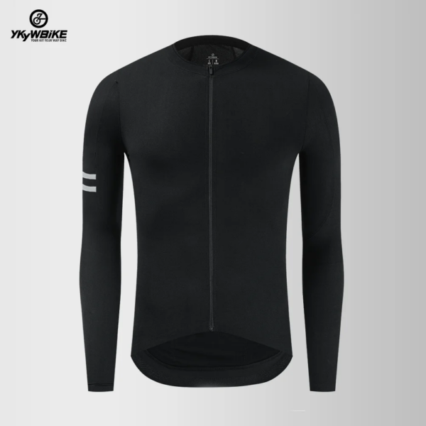 YKYWBIKE-Camiseta de ciclismo para hombre, camisetas de manga larga para bicicleta, ropa deportiva para deportes al aire libre, ropa de ciclismo de montaña transpirable