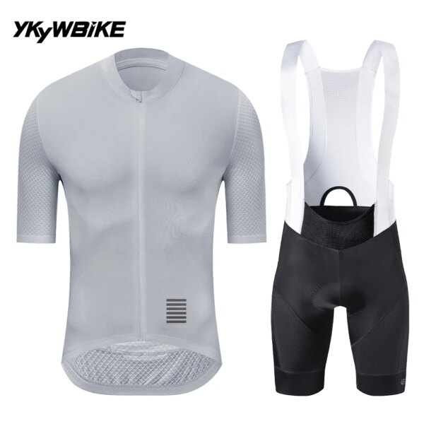 YKYWBIKE Conjunto de Ciclismo para Hombre Kits de Jersey de Ciclismo de Verano Ropa de Bicicleta de Carretera Ropa de Bicicleta Maillot Ropa de Ciclismo