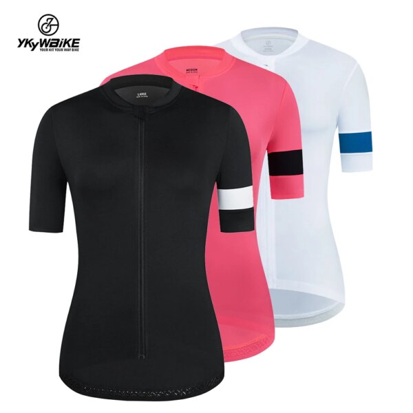 YKYWBIKE mujeres Mtb camisetas de ciclismo profesional verano manga corta bicicleta montaña transpirable bicicleta Jersey ropa de bicicleta de secado rápido