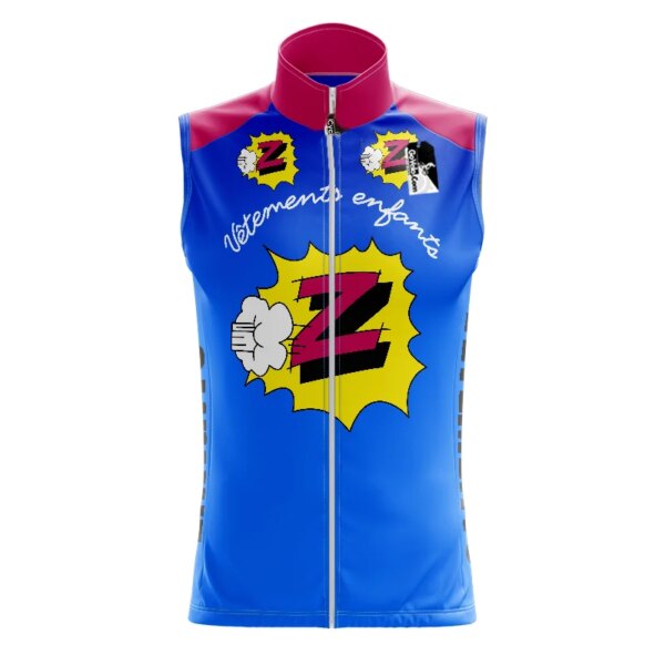 Z VETEMENTS EQUIPO RETRO CLÁSICO Verano Sin mangas Ciclismo Chaleco Mtb Ropa Bicicleta Maillot Ciclismo Ropa de bicicleta