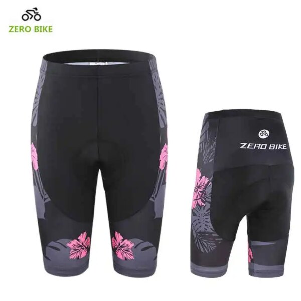 ZEROBIKE-pantalones cortos de Ciclismo con relleno de Gel 3D de secado rápido para mujer, Ropa deportiva de verano para bicicleta de montaña, Ropa elástica ajustada, S-XL