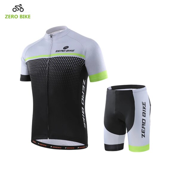 ZEROBIKE-Camisetas de ciclismo de secado rápido para hombre, pantalones cortos de manga corta para bicicleta de montaña, ropa de verano, M-XXL