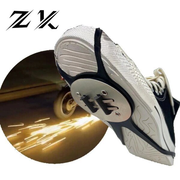 ZK-zapatos de chispa mejorados para motocicleta, bicicleta, motocicleta, suela de monopatín, efectos especiales, zapatos de llama, accesorios para motocicleta, 1/2 Uds.