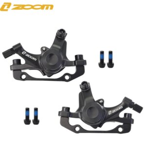 ZOOM-pinzas de freno de disco mecánico para bicicleta, lado derecho, Universal, aleación de aluminio sólido, pinza de freno trasero y delantero, piezas de bicicleta