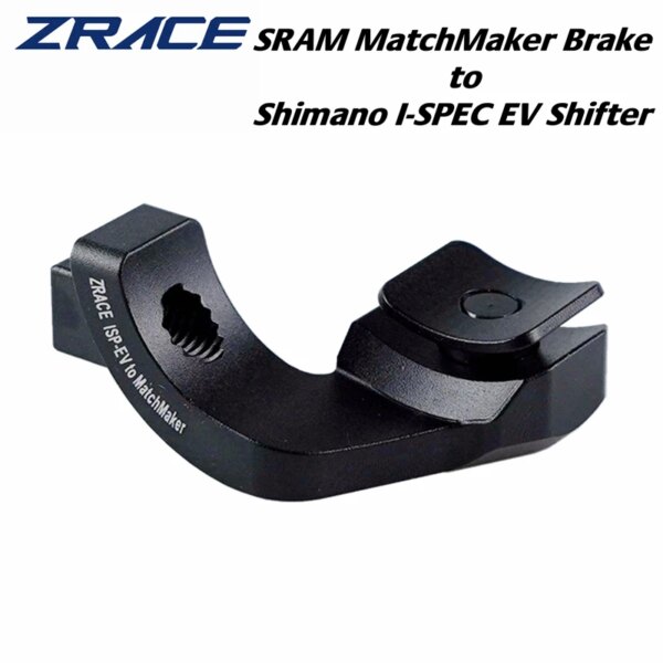 Adaptador de palanca de cambios ZRACE ShiftMounts MatchMaker a freno I-SPEC EV, para montaje de palanca de cambios SRAM MatchMaker en freno Shimano I-SPEC EV