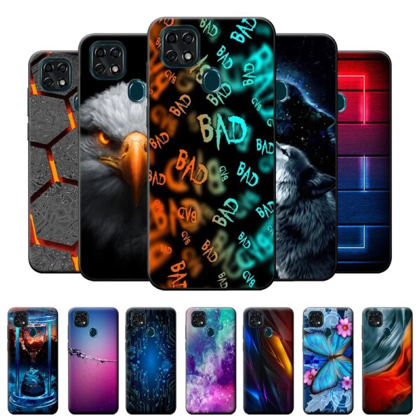 Funda inteligente ZTE Blade 20, Funda moderna a la moda para ZTE Blade 20, Funda de TPU ZTE Blade 10, Funda de teléfono suave de silicona geométrica inteligente