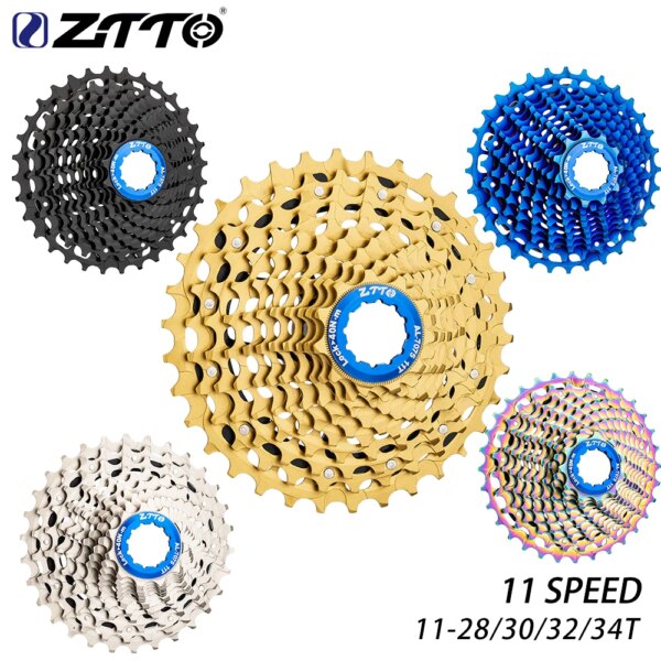 ZTTO-Cassette ultraligero para bicicleta de carretera, 11 velocidades, 11 s, 28T, piñón 11-32T, Cassette de grava, 11 velocidades, 11-30T, 11-34T, rueda libre, sistema K7 HG