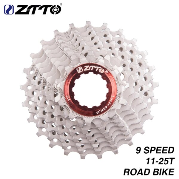 ZTTO 9 SpeedCassette 11-25T 9s 25T rueda libre piezas de bicicleta de carretera 18S 27S piñón de velocidad para Sora 3300 3500 R3000