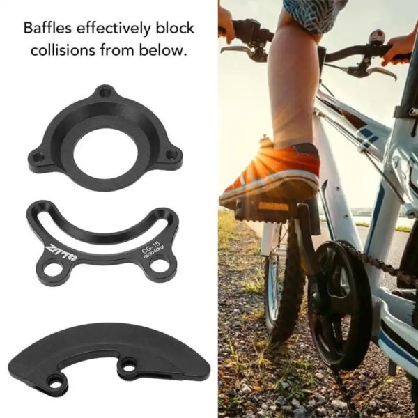 ZTTO guía para cadena de bicicleta CG12 CG13 CG14 CG15 CG16 aleación de aluminio bicicleta de montaña piñón de disco único estabilizador guía de cadena