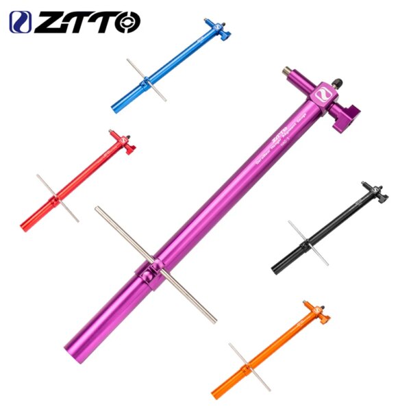 ZTTO-Corrector de alineación de gancho trasero de bicicleta, herramienta profesional de corrección de gancho trasero de bicicleta, Accesorios de reparación de ciclismo desmontables