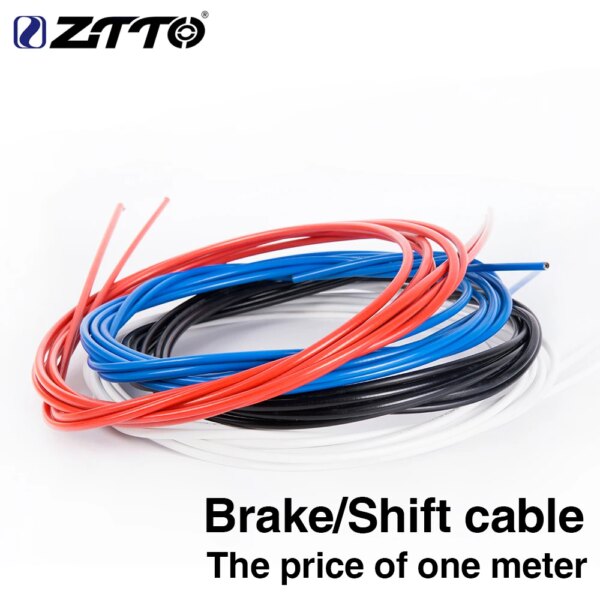 ZTTO-piezas de bicicleta MTB, Cable de cambio de freno para bicicleta de carretera, manguera, Cable de Control, manguera, carcasa de Cable de freno