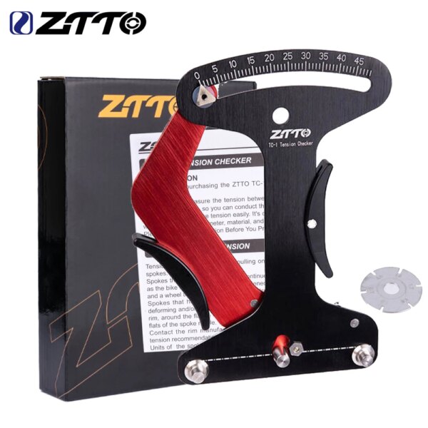 ZTTO-medidor de tensión de radios de bicicleta CNC, herramienta tensora para constructores de ruedas, llave de radios de carretera, indicador de comprobación, herramienta estable y precisa