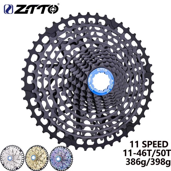 ZTTO-Cassette ultraligero de 11 velocidades para bicicleta de montaña, piñón 11 s 11-46T Rainbow k7 11V 46T, piñón 11S 50T, sistema HG de rueda libre para GX X1 NX M8000