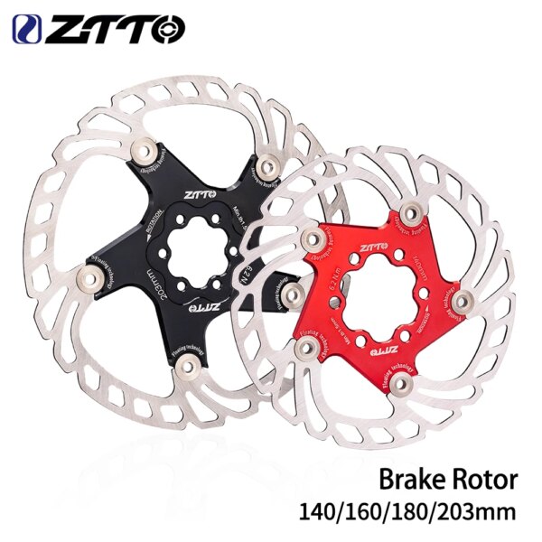 ZTTO-Rotor flotante de freno de disco de montaña, 203mm, 180mm, 160mm, 140mm, 6 pulgadas, acero AM DH, Rotor de freno de bicicleta de montaña y carretera