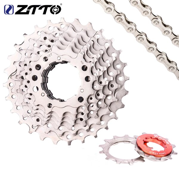 ZTTO-Cassette para bicicleta de montaña, 8/9/10/11/12 velocidades, 11-23T, 11-25T, 11-28T, 11-32T, 11-34T, 11-36T, cadena de piñón de bicicleta plegable