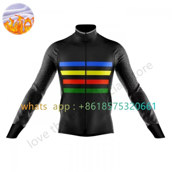 Zootekoi-Chaqueta de Ciclismo de invierno para Hombre, ropa térmica de lana para Ciclismo, equipo de bicicleta, abrigo ligero y cálido de manga larga, Chaqueta de Ciclismo para Hombre