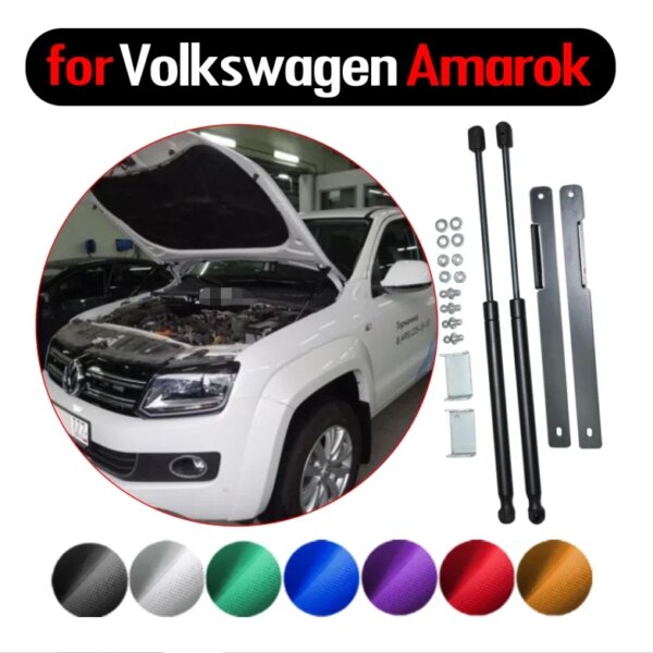 Para Volkswagen Amarok 2.0L I4 TSI / 2.0L I4 TDI CR 03L 2010-2021 capó delantero resortes de Gas soporte de elevación accesorios de choque 4x4