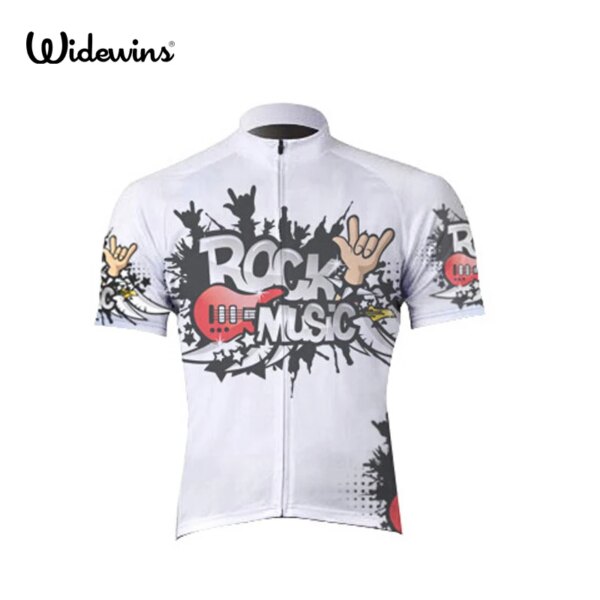 Música rock verano transpirable MTB bicicleta Ropa Ropa Ciclismo Ropa Ciclismo 100% poliéster Ciclismo Jersey 5034