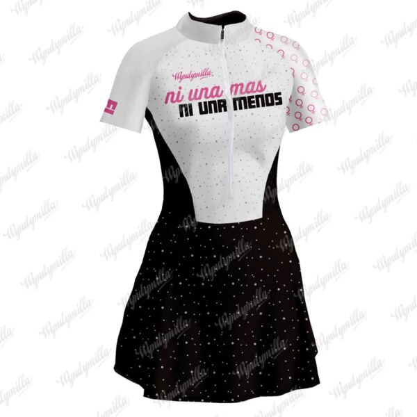 Wyndymilla Ciclismo Jersey falda mujer triatlón Skinsuit Falda corta Ciclismo bicicleta Fitness correr Sexy Casual Mini vestido pequeño