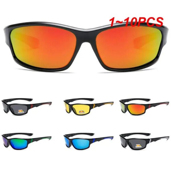 1 ~ 10 Uds. Gafas de protección Uv accesorios de Interior de coche gafas de sol lentes polarizadas gafas antideslumbrantes gafas de conducción