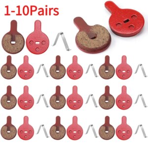 1-10 pares de pastillas de freno de bicicleta de resina semimetálicas MTB bicicleta disco de frenado piezas de almohadilla para BB8 NOVELA YINXING BOLIDS FOREVIR