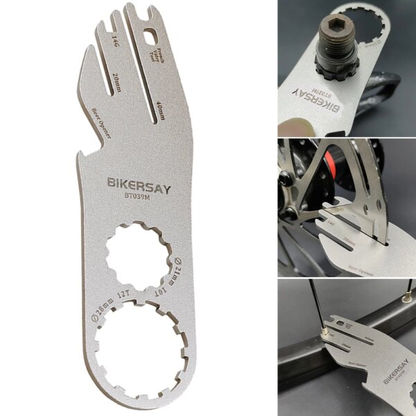 Herramienta de alineación de Rotor de freno de disco de bicicleta de montaña, llave de servicio de bicicleta, llave de reparación de corrección de aplanamiento, herramienta inoxidable, 1-5 uds.