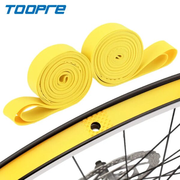 1 par 2 uds tubo de bicicleta Premium PVC cintas de llanta tiras MTB bicicleta de montaña bicicleta de carretera cubierta de revestimiento de neumático plegable 26 27,5 29 700c pulgadas