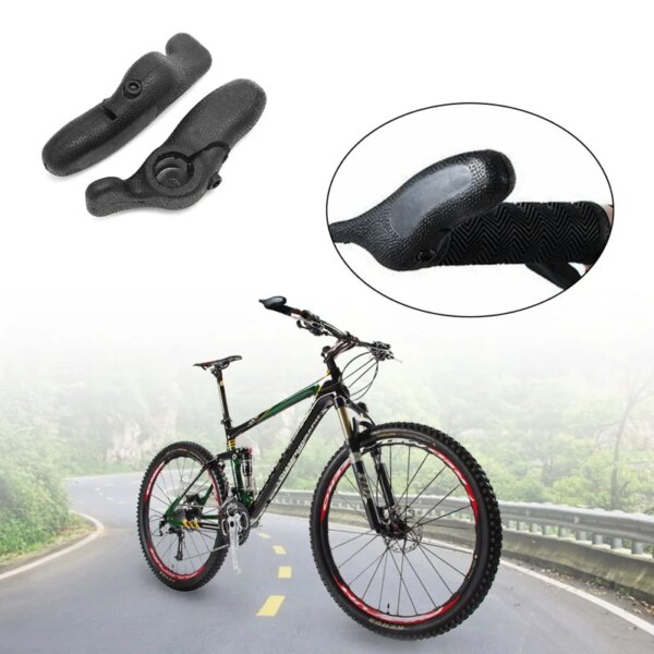 1 par de extremos de barra con forma de cuerno de buey para bicicleta de montaña MTB, manillar de goma para bicicleta de carretera