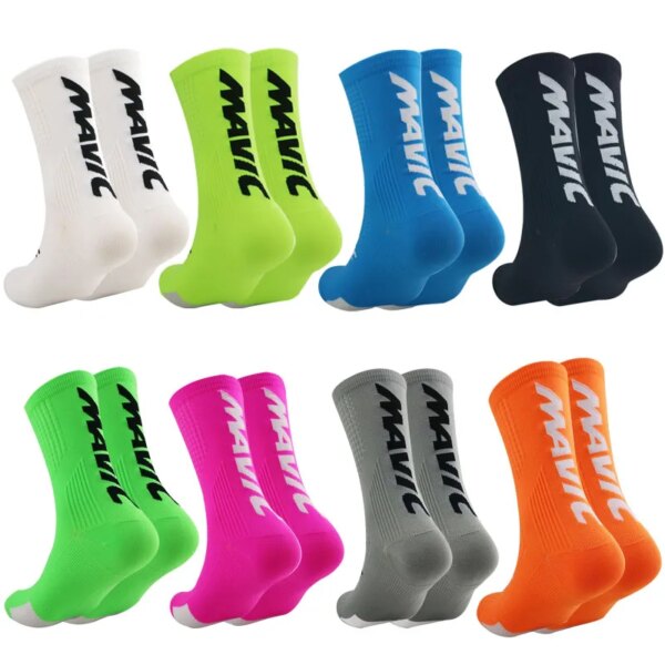 1 par de calcetines de compresión, calcetines para ciclismo, calcetines para senderismo para hombre, calcetines para mujer, calcetines hasta la rodilla para hombre, calcetines para correr, calcetines deportivos para baloncesto