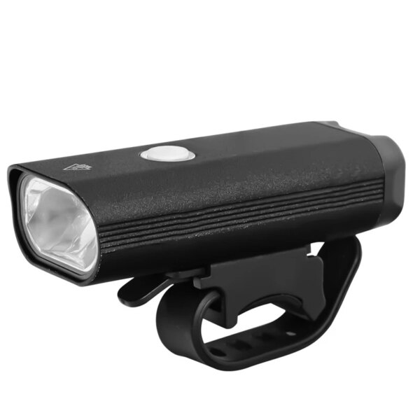 1 Juego de faros delanteros para bicicleta, faros de aleación de aluminio, iluminación para ciclismo, faros delanteros para bicicleta de montaña de 5W, 1200 Mah