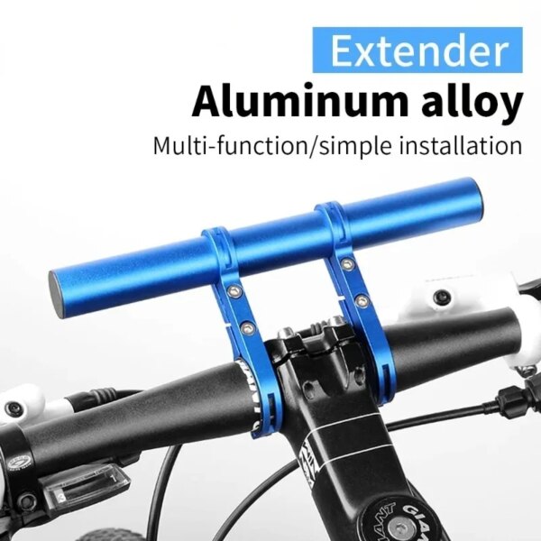 Extensor de manillar de bicicleta de tubo de 10/20/30CM, soporte para faro de bicicleta de montaña, accesorios para linterna