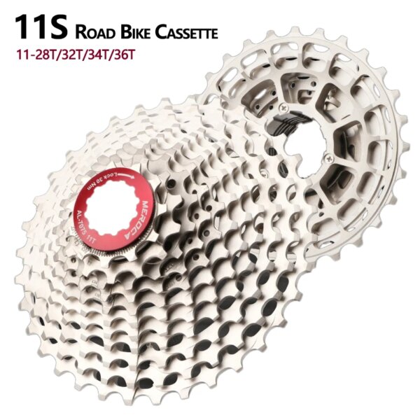 Cassette de bicicleta de carretera de 11 velocidades 105, 11-28/32/34/36T, volante ultraligero de aleación de acero, piñón libre para bicicleta de carreras HG