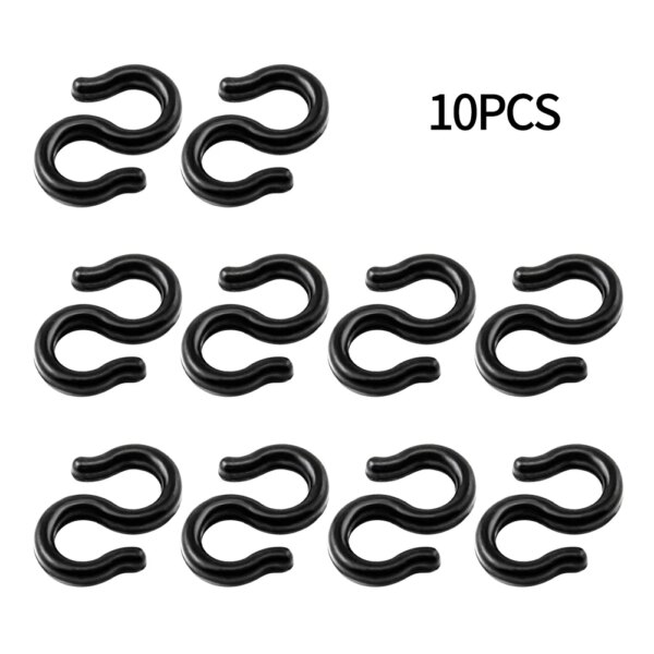 Abrazadera de Cable de bicicleta, soporte de Cable de freno de cambio, tubo de línea S, hebilla de plástico para piezas de ciclismo de montaña y carretera, 10 Uds.