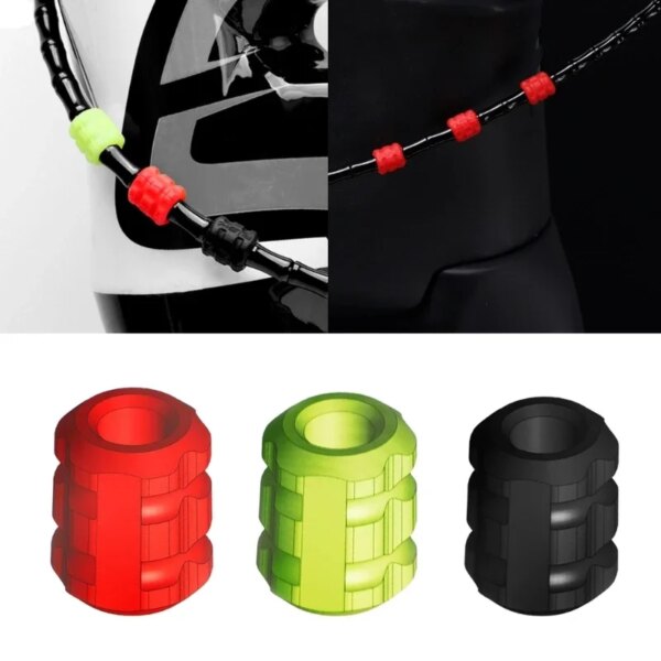 Protectores de Cable de bicicleta, protectores de línea de Cable de freno de silicona, protectores de tubo, pieza de bicicleta, 10 Uds.